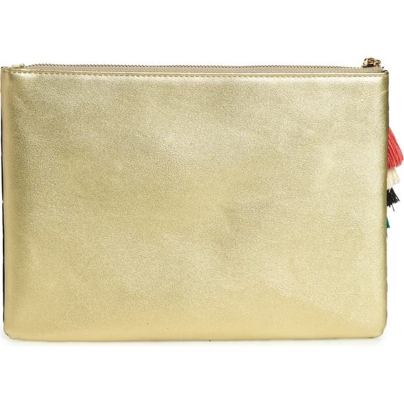 Mali + Lili Joanne Embroidered Tassel Clutch - Picture 6 of 7